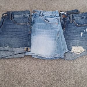 Size 12 kids Old navy and gap skirt and shorts